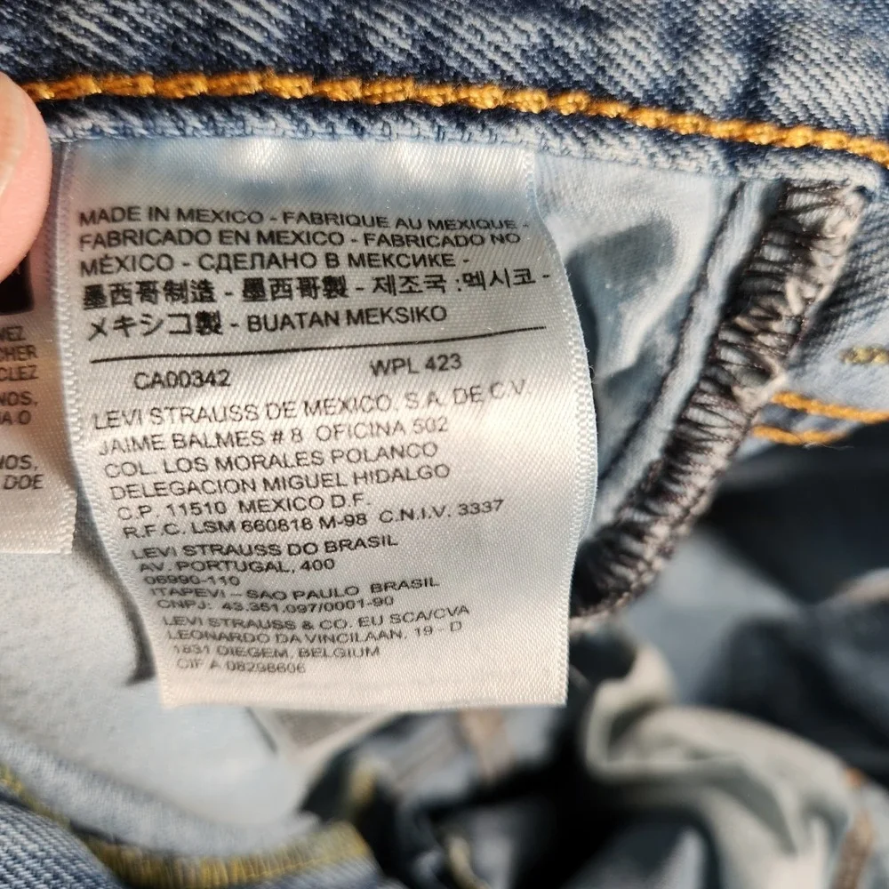 Levi's‎ 550 Jeans Men's 36X31 (Tag 36X32) Straight Relaxed Denim Blue